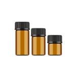 Mini Amber Glass Vials for Essential Oils (30 pcs)