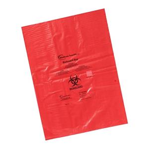 Heathrow Scientific Biohazard Red Disposable Bags 14" x 19