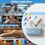 36-Pack 15ml Glass Vials with Lids & Scale