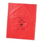 Biohazard Disposable Red Bag, 8" x 12