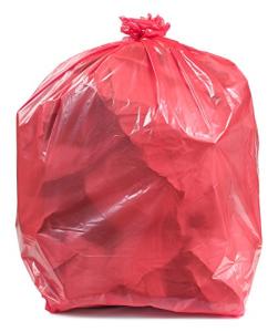 55-60 Gallon Heavy Duty Red Trash Bags (50 Count)