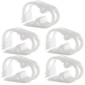 Adjustable Plastic Tubing Clamps - 5 Pack