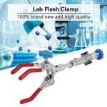 Adjustable 3-Prong Lab Clamp for Flasks & Tubes