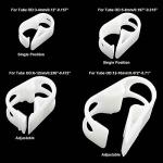 Adjustable Plastic Tubing Clamps - 5 Pack