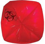 Heritage Healthcare Liners, 30"x43", Red, 1.3Mil