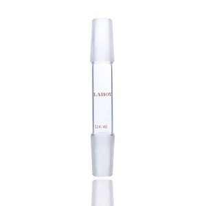 Glass Straight Connecting Adapter 70mm 24/40 Joints