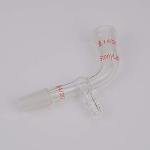 StonyLab 105° Bent Glass Vacuum Adapter, Short Stem