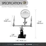 Helping Hand Magnifier with Clamp and Stand
