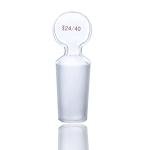Penny Head Hollow Glass Stoppers for 24/40 Joints - 5 Pack