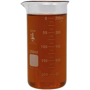 250ml Tall Form Graduated Beaker - Borosilicate Glass