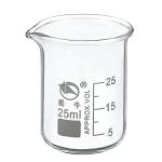 25ml Low Form Glass Beaker - Borosilicate