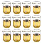 50ml Borosilicate Glass Beaker Set - 12 Pack