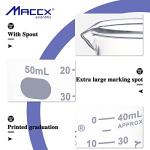 Maccx 50ml Borosilicate Glass Beaker, Pack of 12