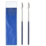 AOZITA 2 Pack Micro Lab Spatula Spoons
