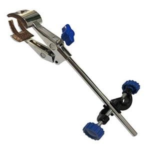 4-Prong Cork-Coated Lab Clamp with Stand Clip