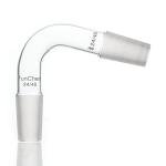 Borosilicate 75° Bent Distillation Adapter, 24/40