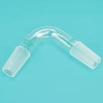 Borosilicate 75° Bent Distillation Adapter, 24/40