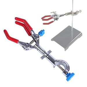 3-Prong Rubber Finger Clamp for Lab Equipment