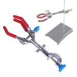 3-Prong Rubber Finger Clamp for Lab Equipment