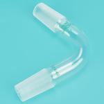 Borosilicate 75° Bent Distillation Adapter, 24/40