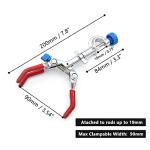 3-Prong Rubber Finger Clamp for Lab Equipment