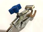 4-Prong Cork-Coated Lab Clamp with Stand Clip