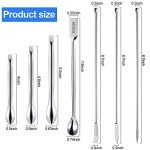 22-Piece Stainless Steel Lab Spatula & Scoop Set