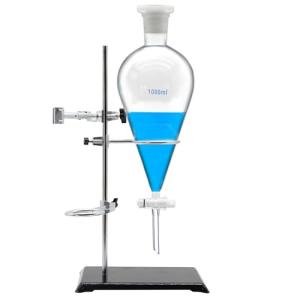 Borosilicate Glass 1000ML Separatory Funnel Set