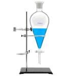 Borosilicate Glass 1000ML Separatory Funnel Set