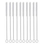 Nylon Flexible Long Straw Brush Set of 10