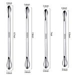 22-Piece Stainless Steel Lab Spatula & Scoop Set