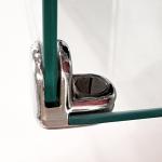 Chrome Glass Cube Connectors for 3/16" Thick Glass - 10 Pack