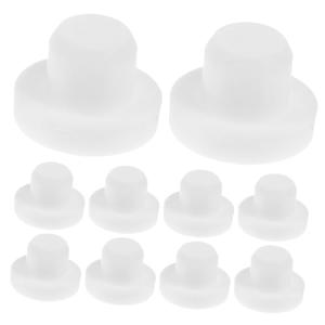 10pcs Silicone Stopper Plugs for Bottles & Pots