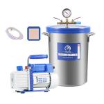 9 Gallon Tempered Glass Vacuum Chamber Kit