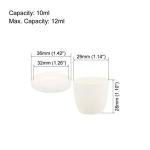 Alumina Crucible Cup with Lid for Melting 10ml