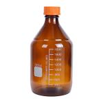 2L Amber Borosilicate Glass Lab Storage Bottle