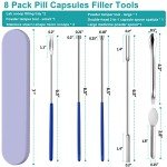 8-Piece Capsule Filling Machine Kit for Labs