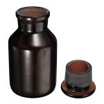 PATIKIL 250mL Amber Glass Media Storage Bottle