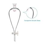 StonyLab 1000ml Borosilicate Glass Separatory Funnel