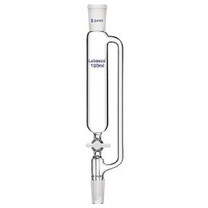 Labasics 100ml Borosilicate Pressure Equalizing Funnel