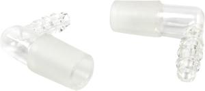 90-Degree Vacuum Gas Adapter, Borosilicate Glass