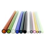 Colored Borosilicate Glass Tubes - 12-Piece Set