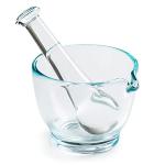 4oz Glass Mortar and Pestle for Lab Use