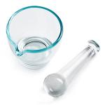 4oz Glass Mortar and Pestle for Lab Use