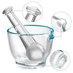 4oz Glass Mortar and Pestle for Lab Use