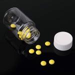 18-Pack Clear Pill Bottles with Caps - 80ML