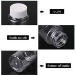 18-Pack Clear Pill Bottles with Caps - 80ML
