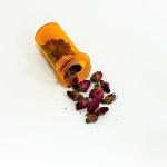 Reversible Thumb Tab Pill Vials with Caps