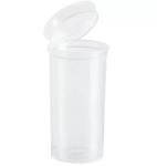 12 Pack Clear Plastic Pill Bottles with Caps