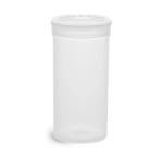 12 Pack Clear Plastic Pill Bottles with Caps